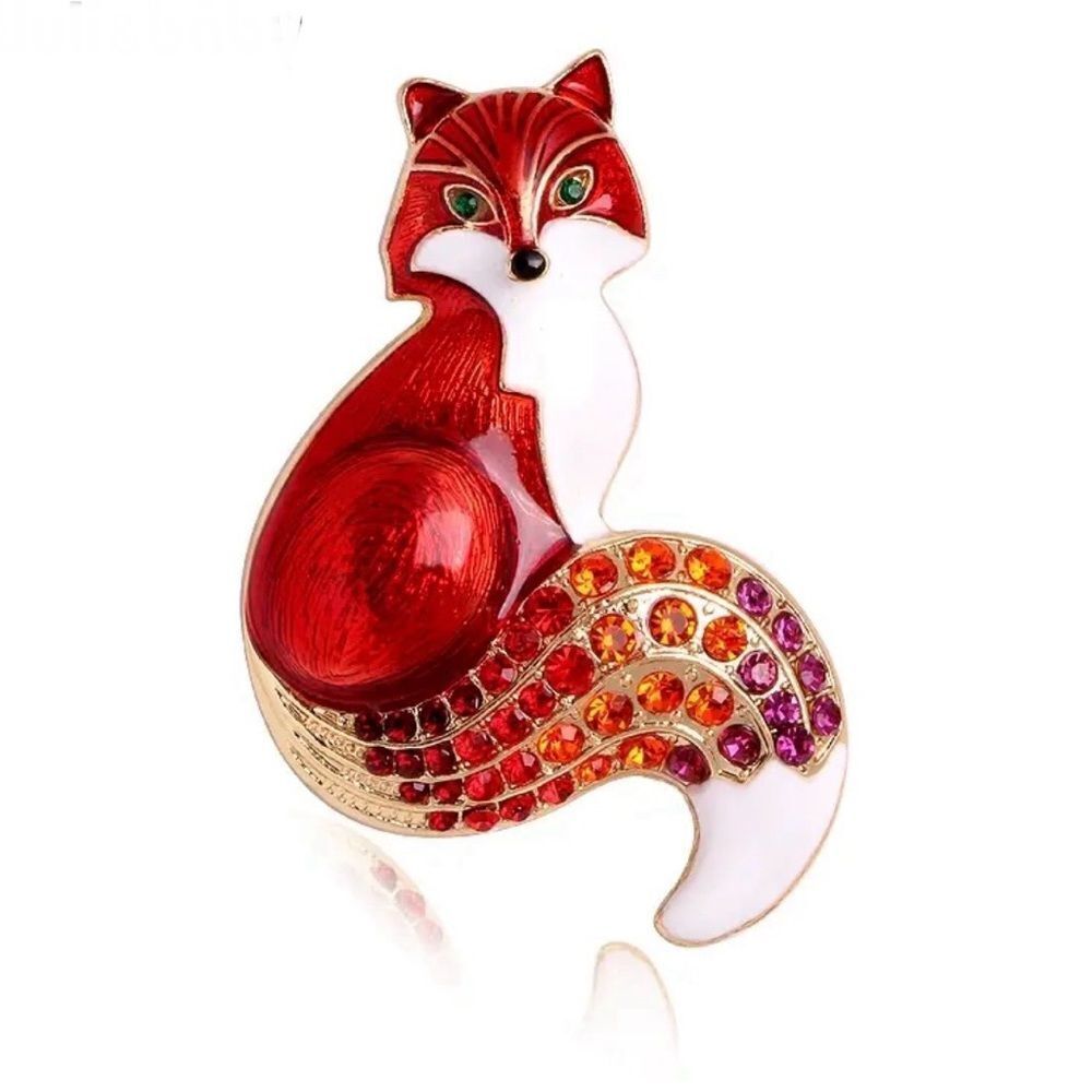 ‎RED FOX BROOCH